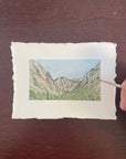 Kings Canyon National Park Mini Watercolor Original