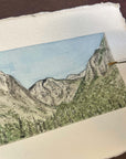 Kings Canyon National Park Mini Watercolor Original