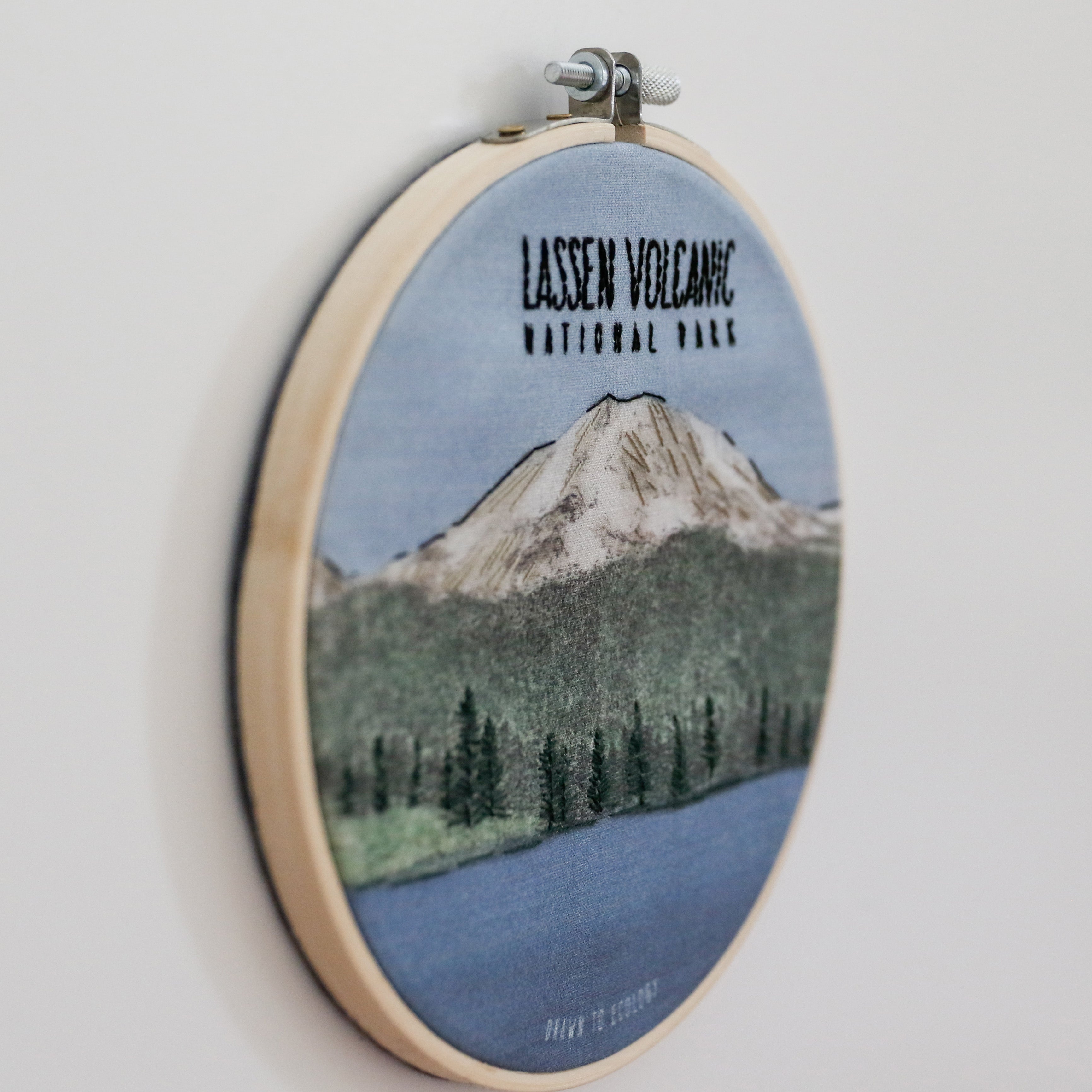 DIY Lassen Volcanic National Park Embroidery Kit