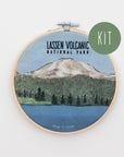 DIY Lassen Volcanic National Park Embroidery Kit