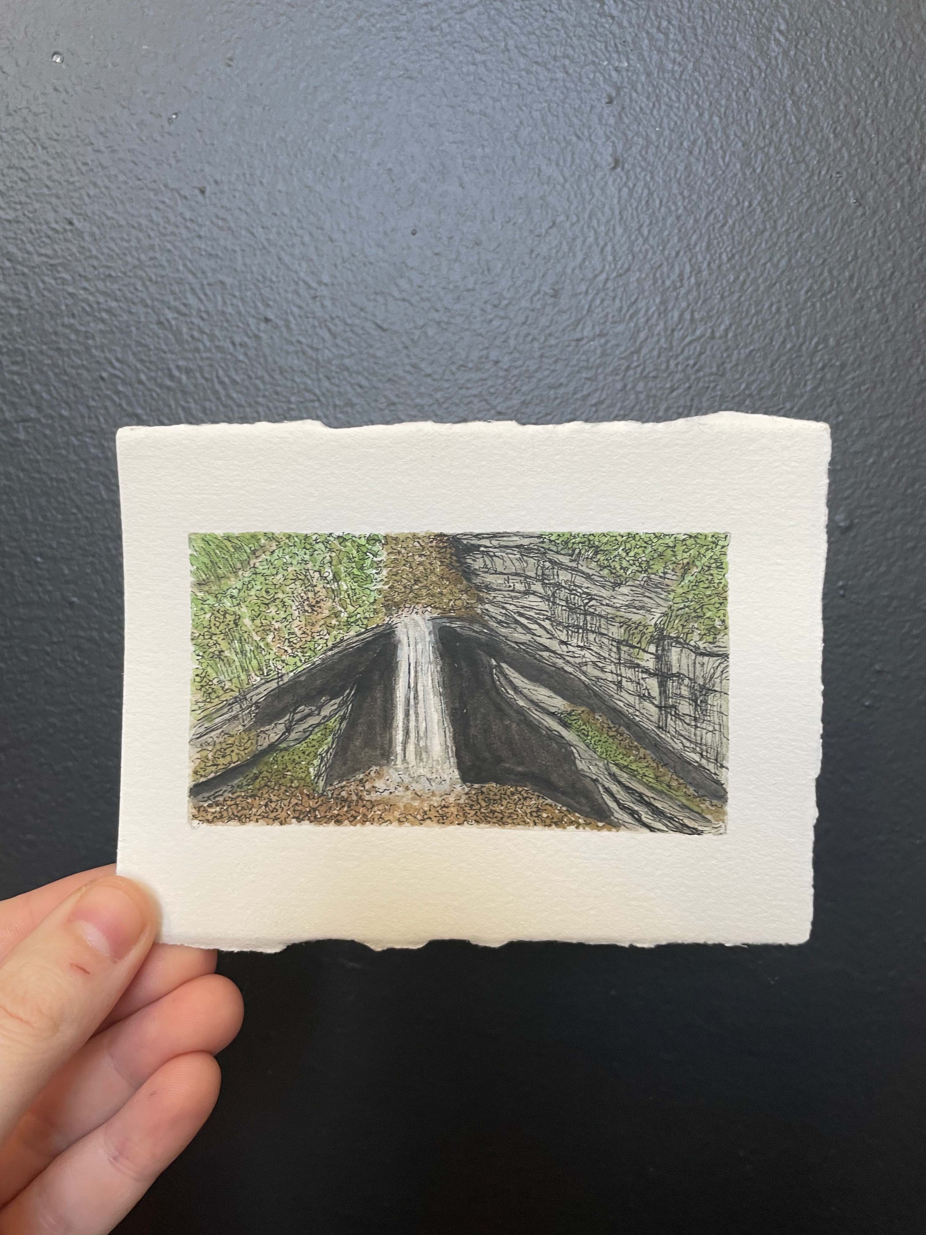 Mammoth Caves National Park Mini Watercolor Original