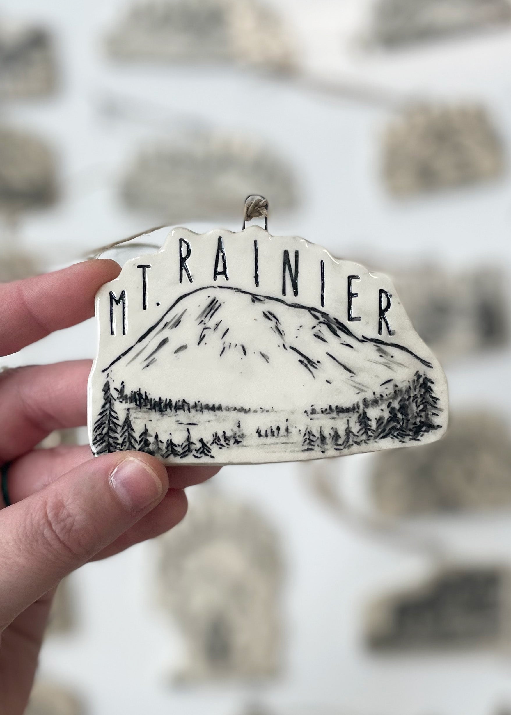 Mt. Rainier Ornament