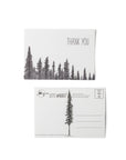 Thank you Trees Postcard