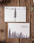 Thank you Trees Postcard