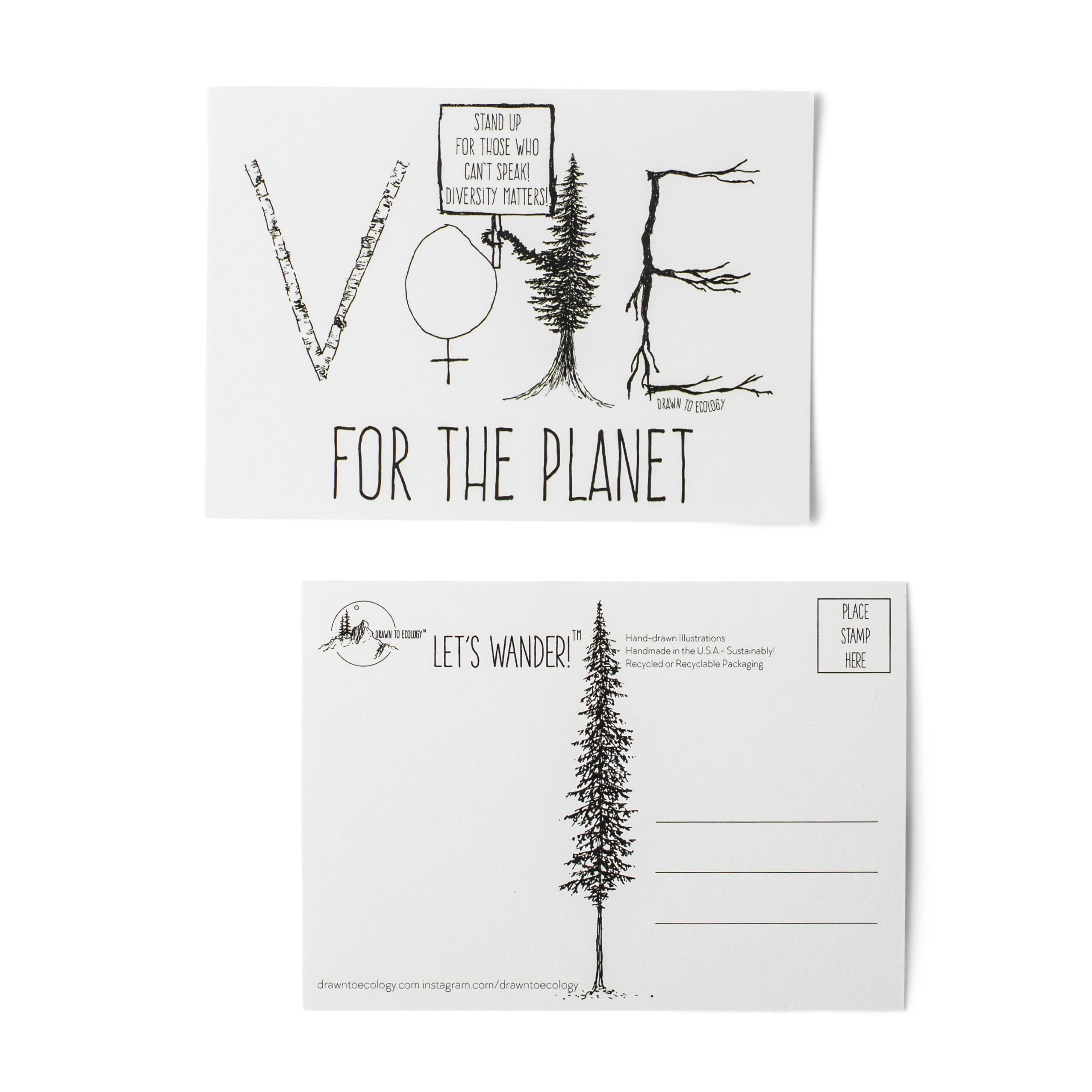 Vote for the Planet Postcard
