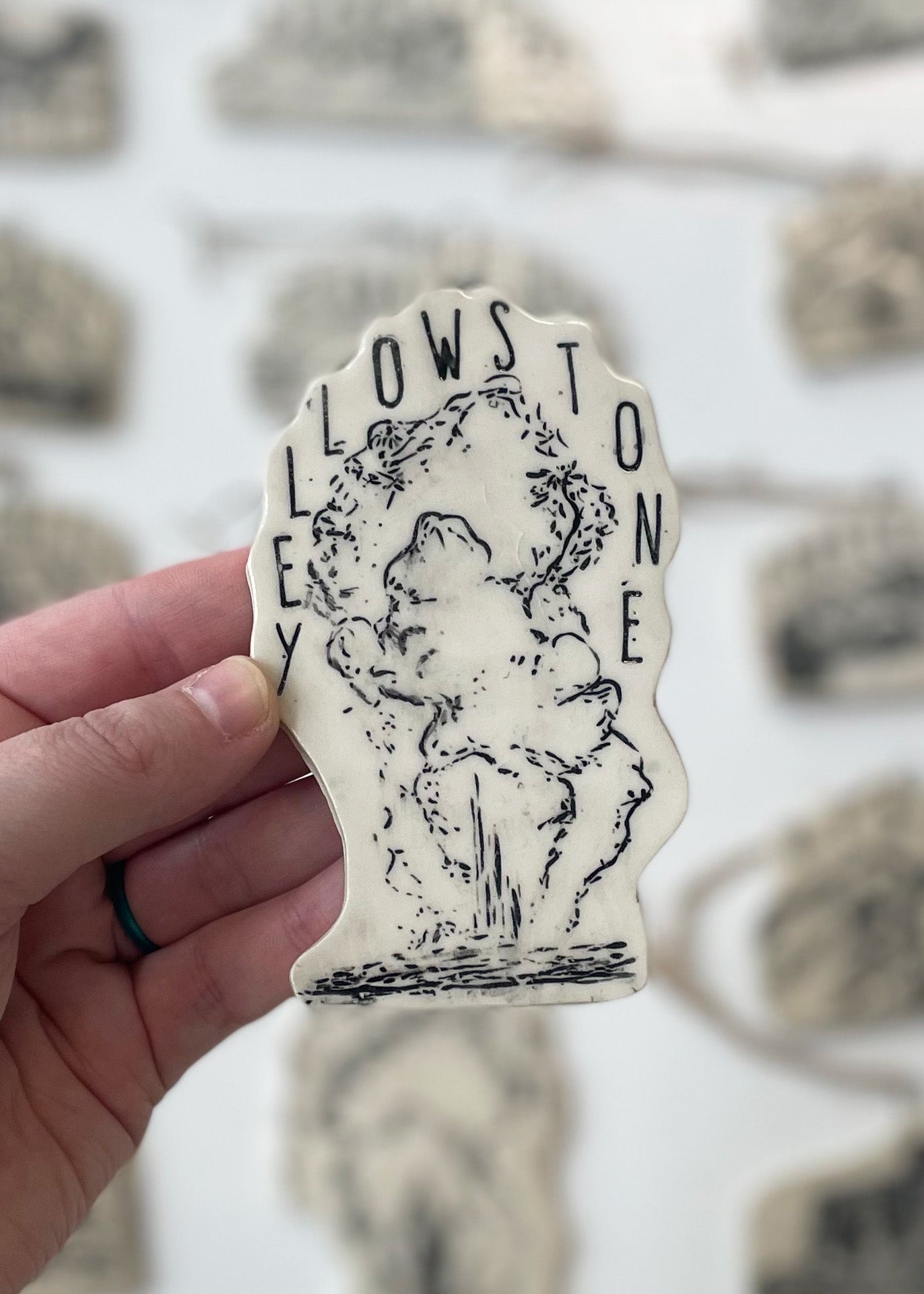 Yellowstone Ornament, No 1