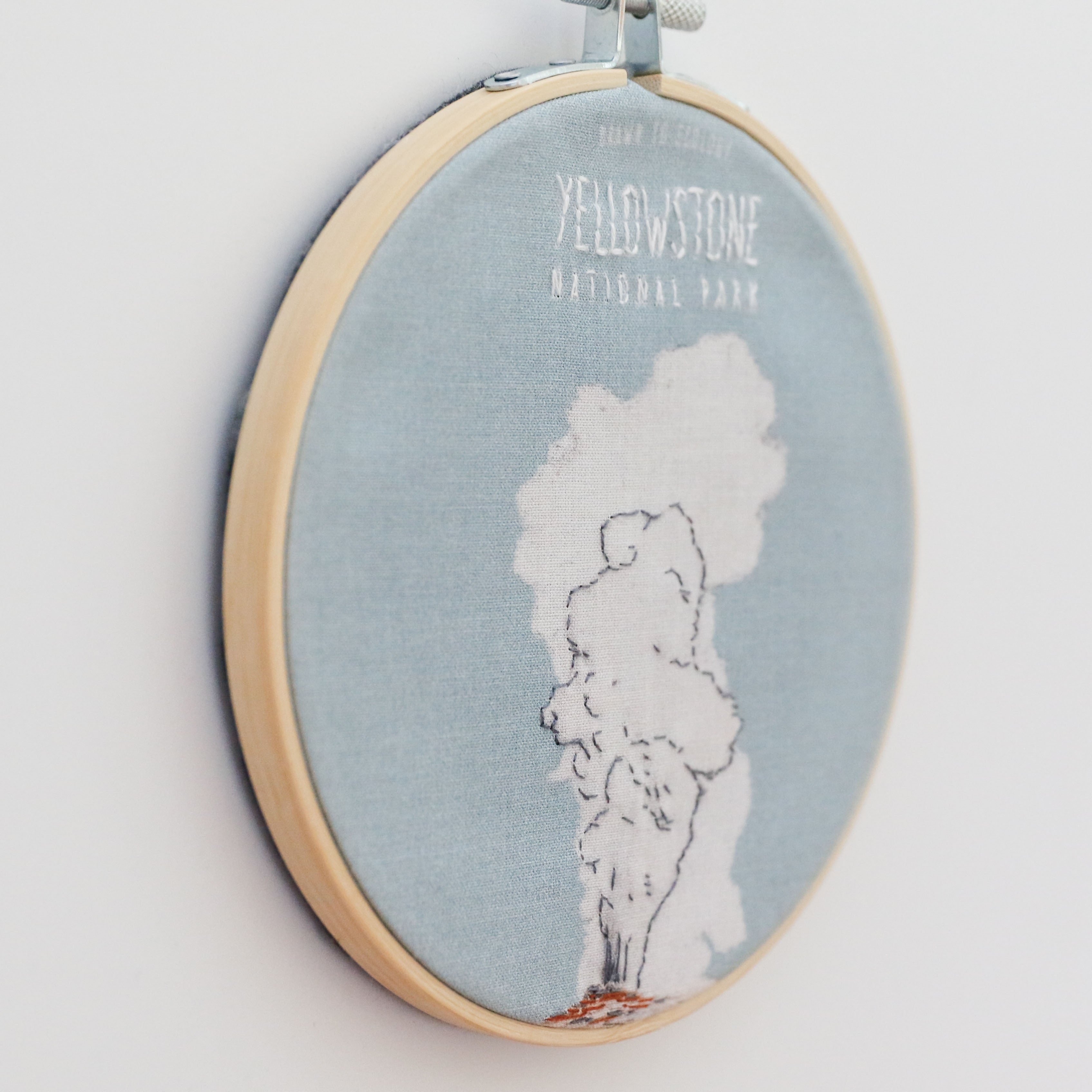 DIY Old Faithful Yellowstone Embroidery Kit