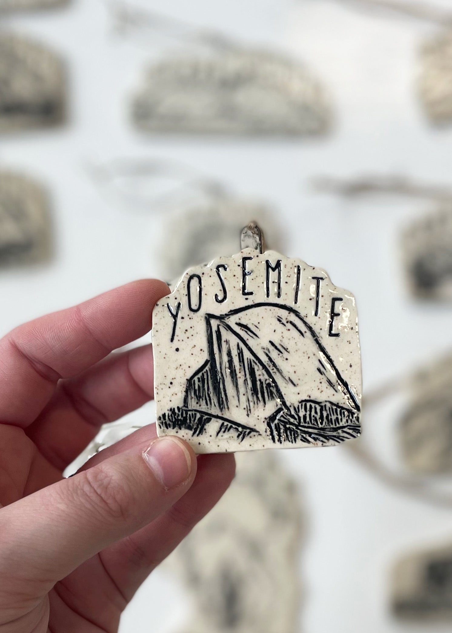 Yosemite Half Dome Ornament, No 4