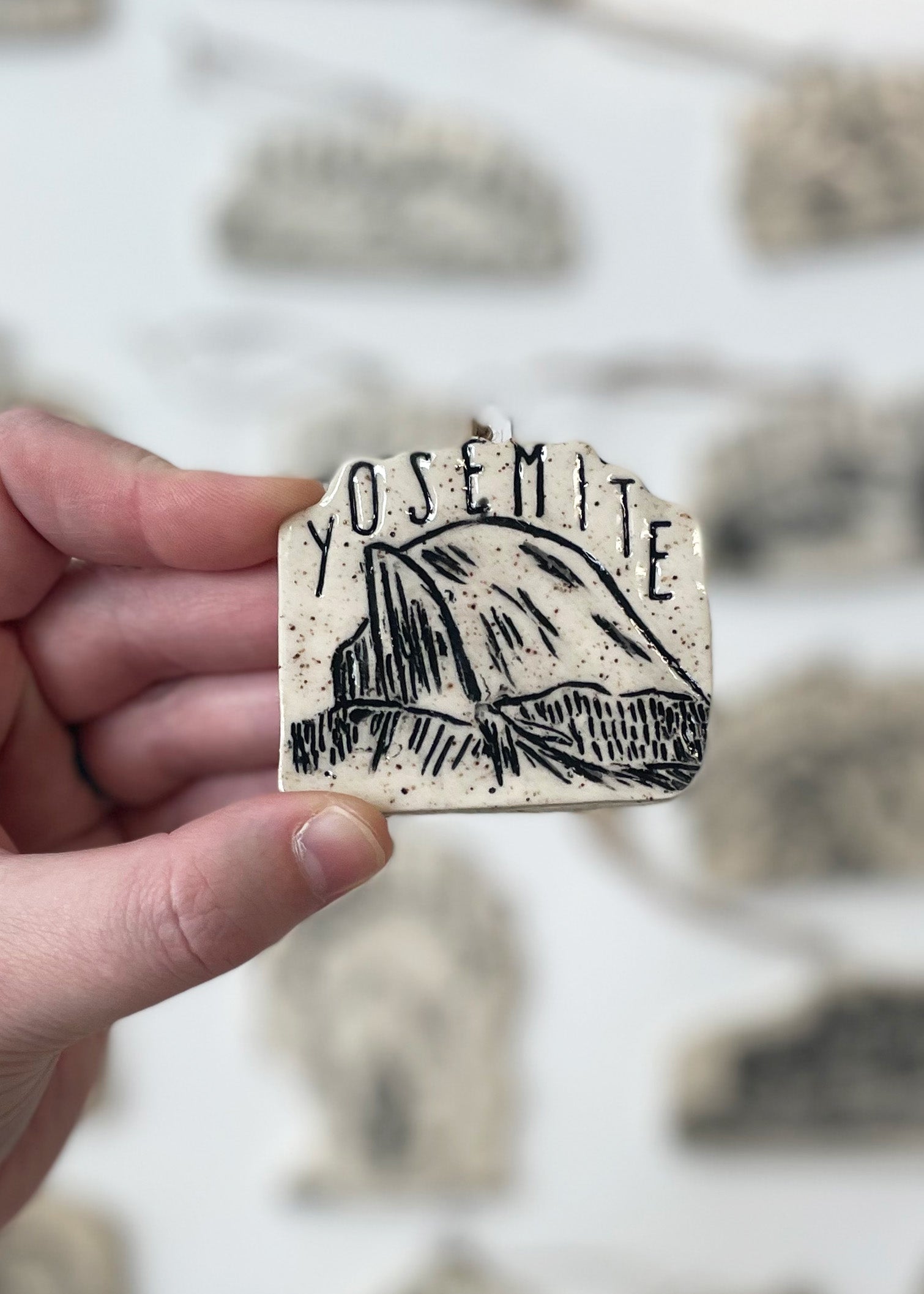 Yosemite Half Dome Ornament, No 1