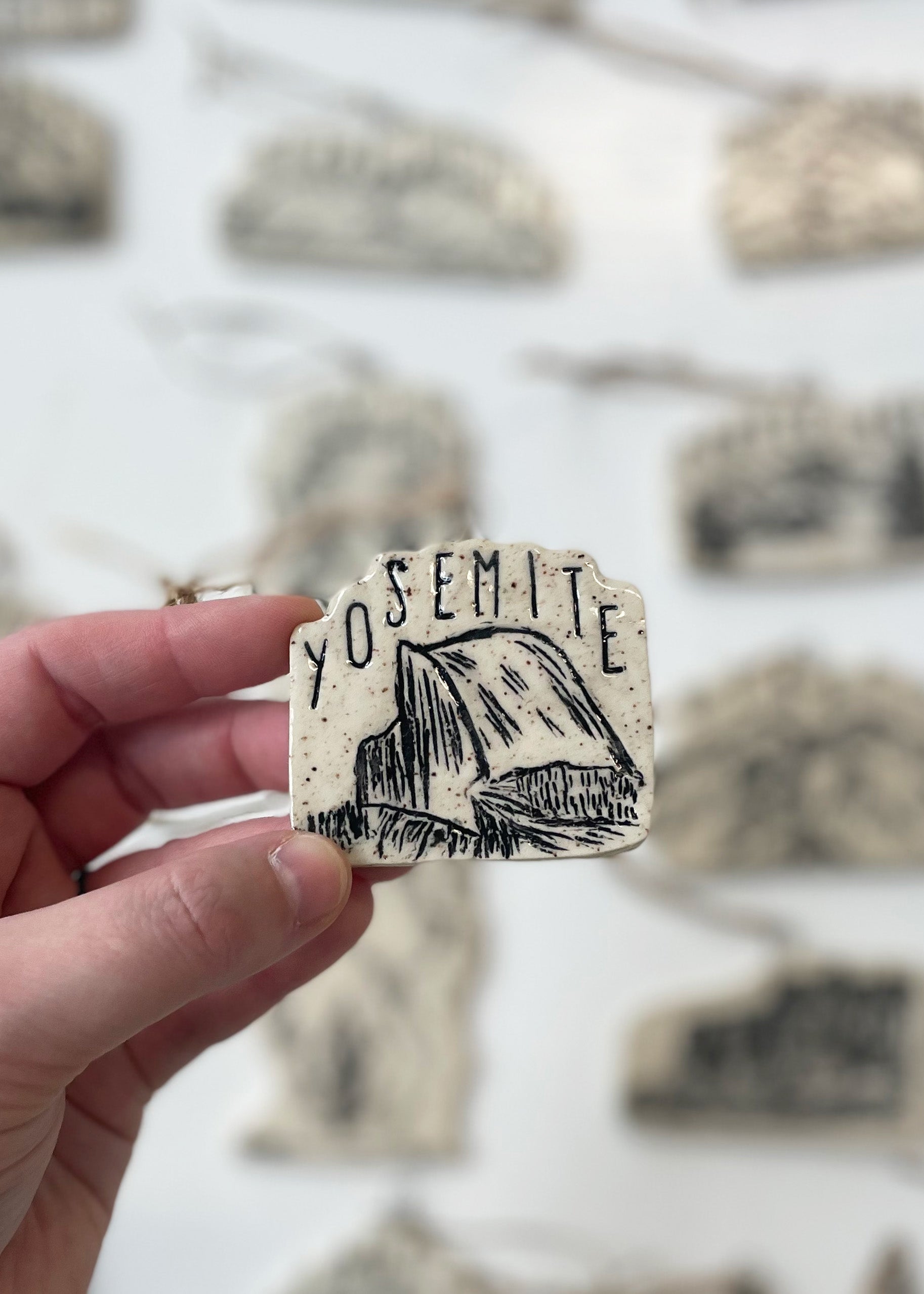 Yosemite Half Dome Ornament, No 2