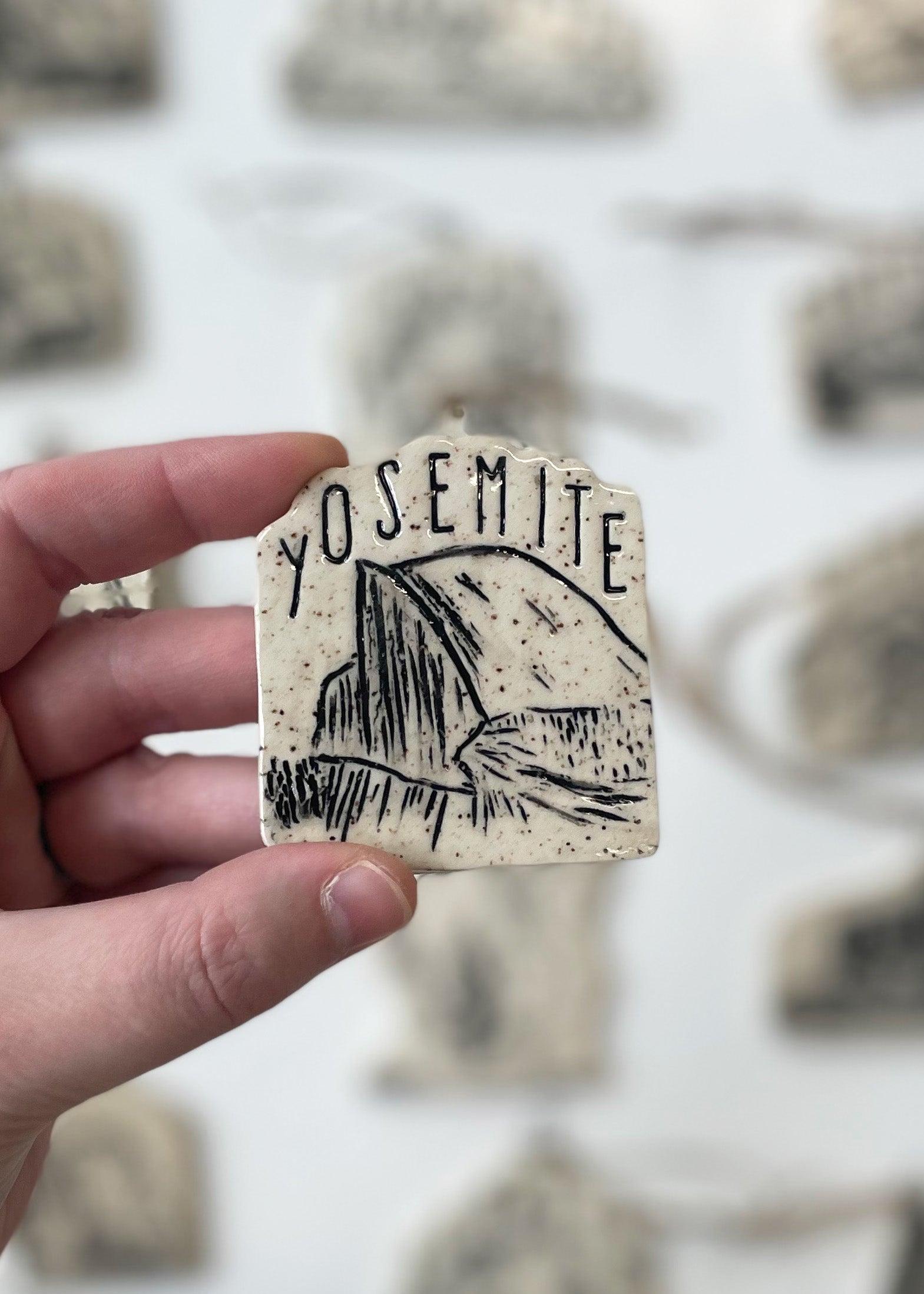 Yosemite Half Dome Ornament, No 3