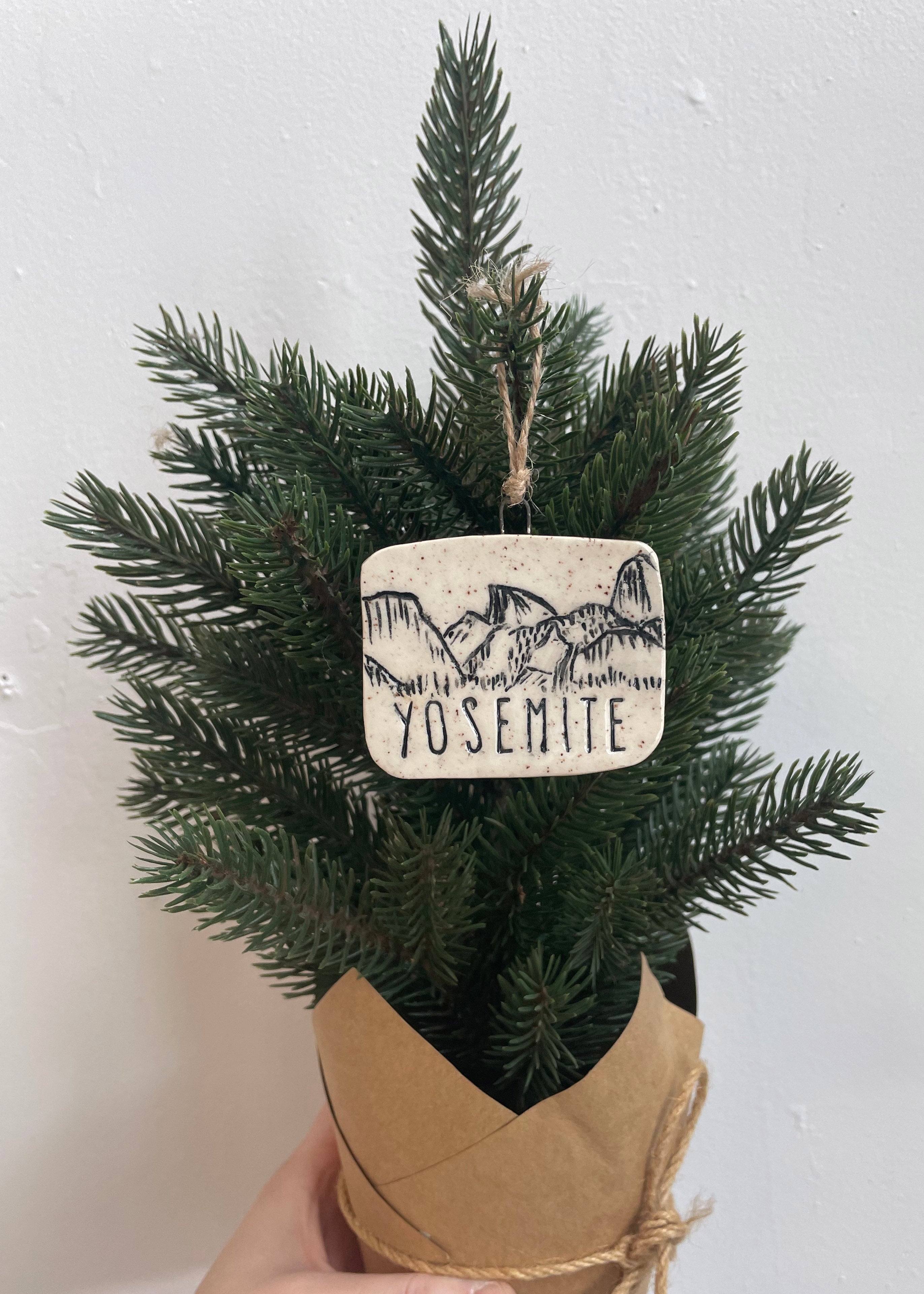 Yosemite Tunnel View Ornament, No 3