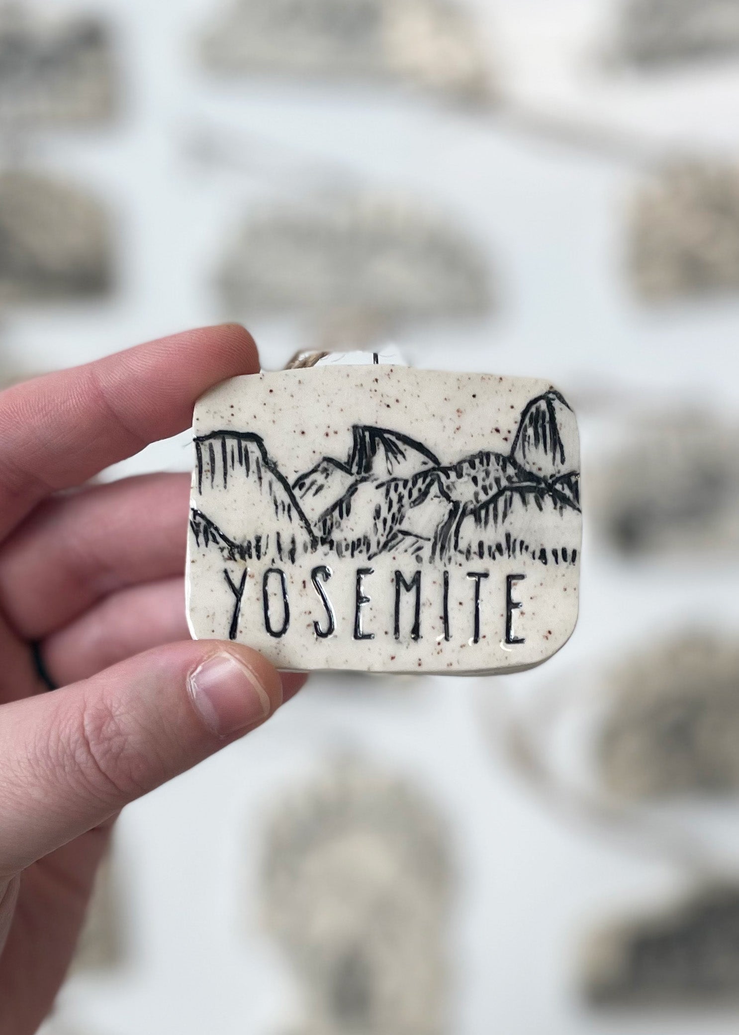 Yosemite Tunnel View Ornament, No 3