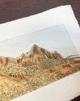 Zion Mini Watercolor Original