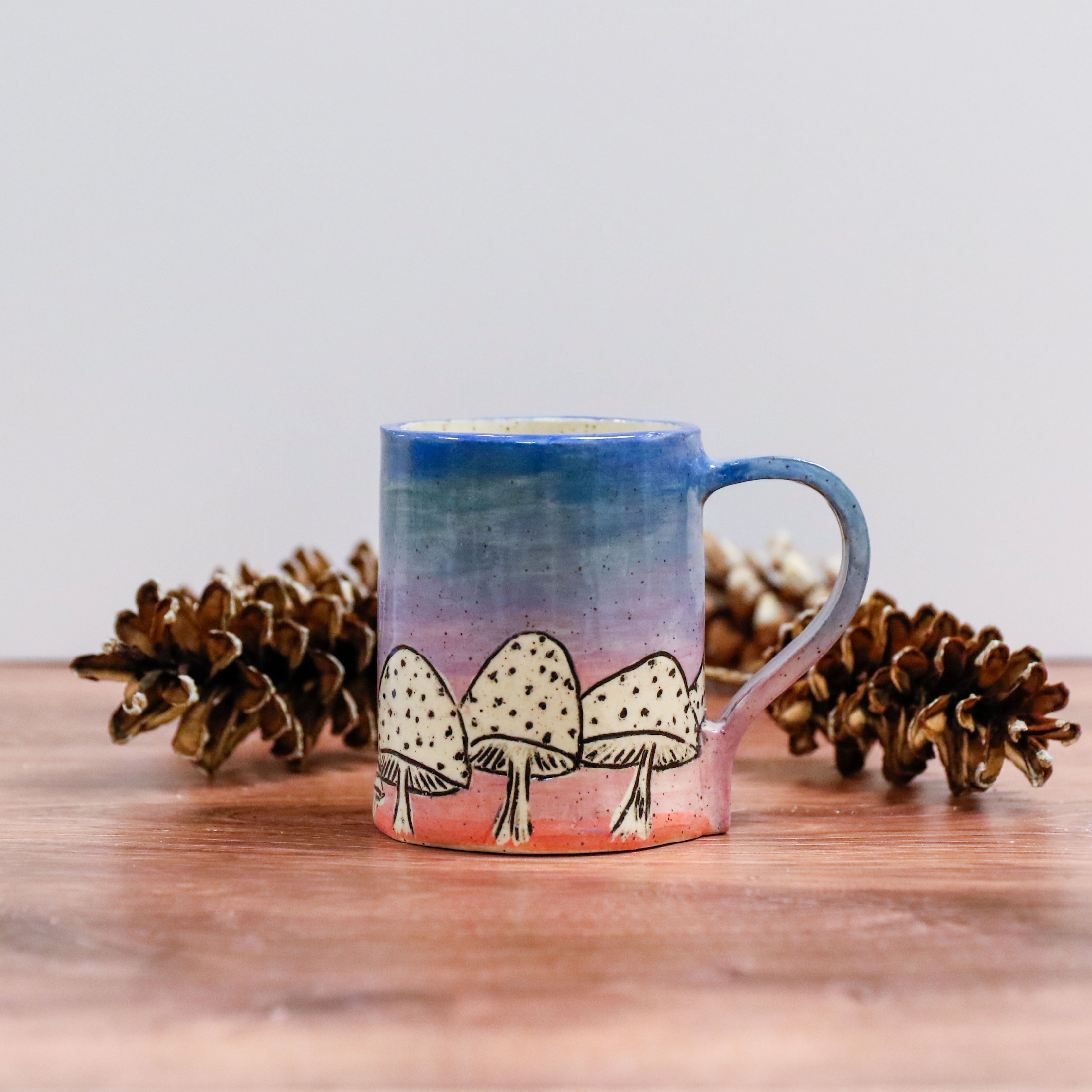 Sunrise Mushroom Mug 1