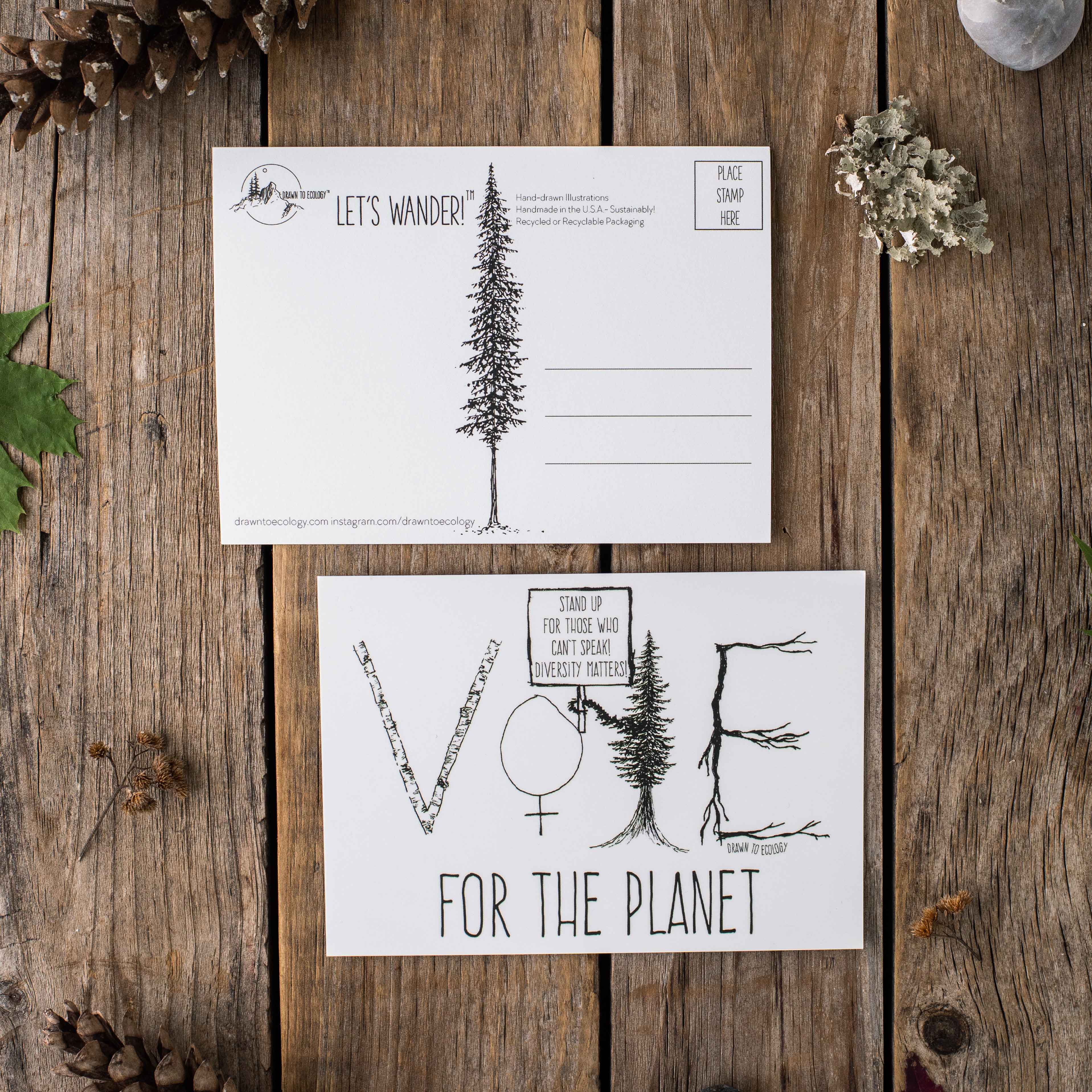 Vote for the Planet Postcard