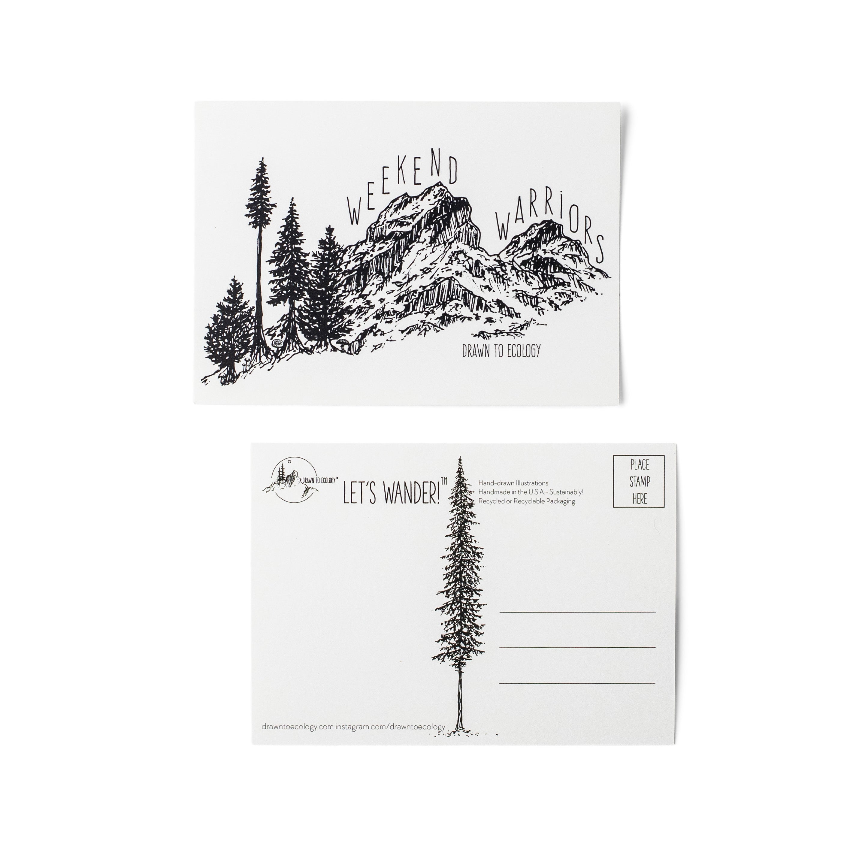 Weekend Warrior Postcard