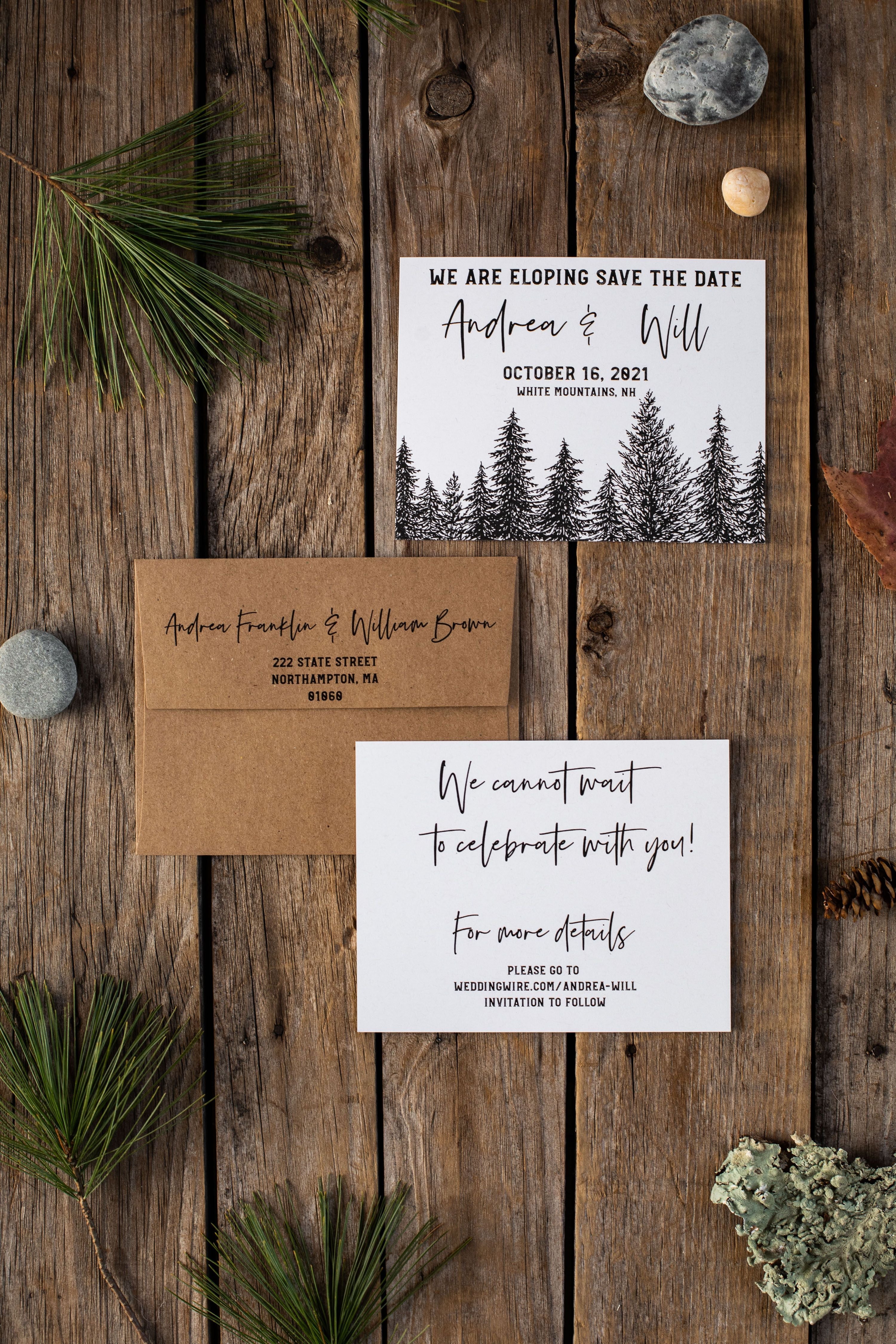 Loons Elopement Announcement