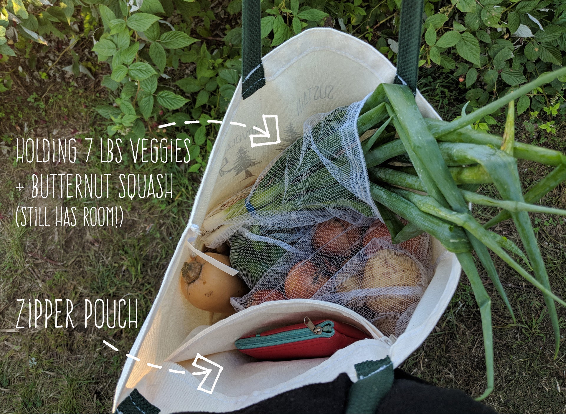 Reusable Organic Cotton Canvas Bag