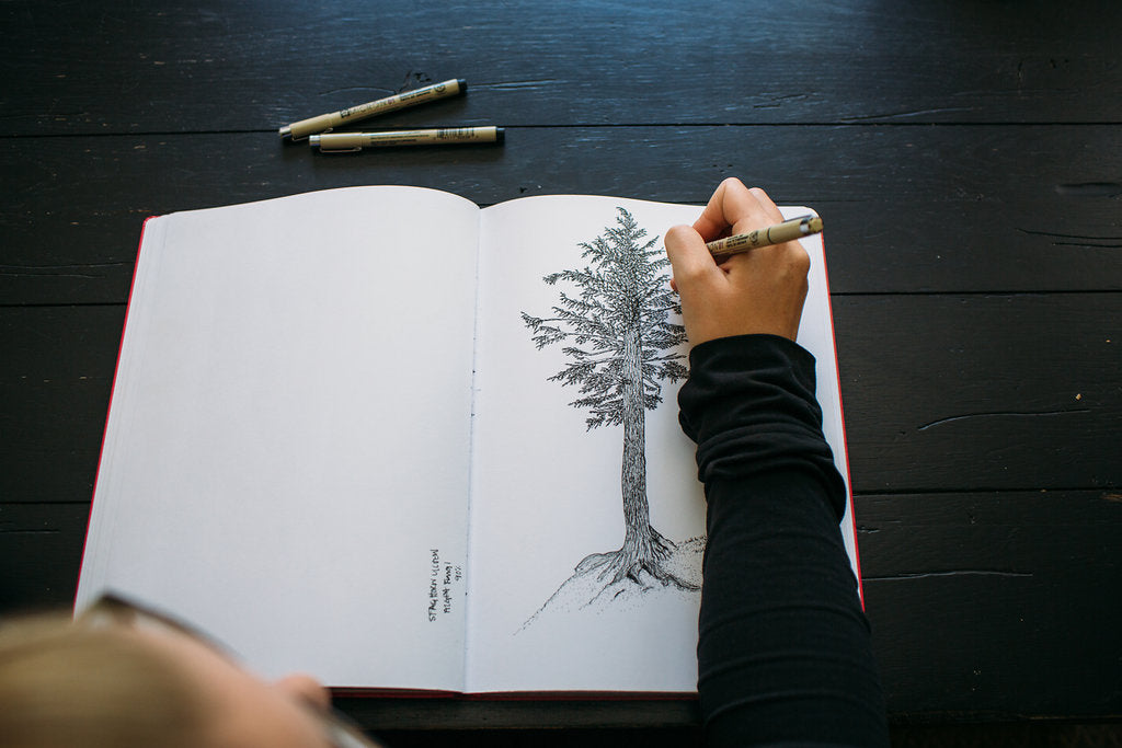 Mountain Hemlock Letterpress Card