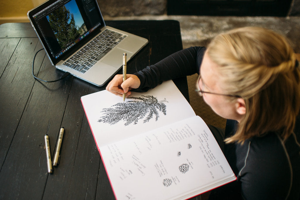 Whitebark Pine Letterpress Card