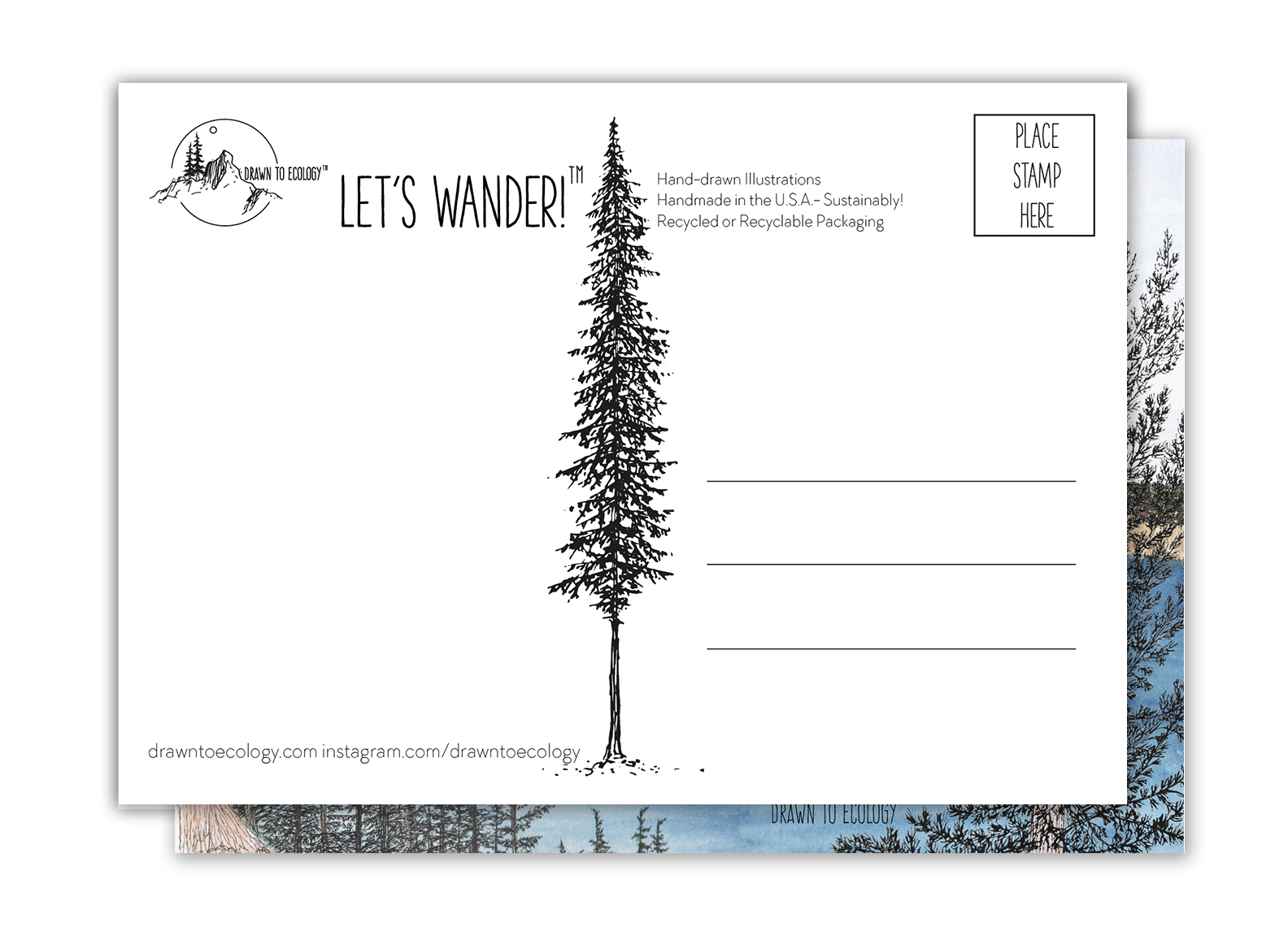 Crater Lake National Park Postcard