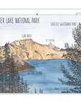 Crater Lake National Park Postcard