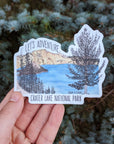 Crater Lake Let's Adventure Sticker