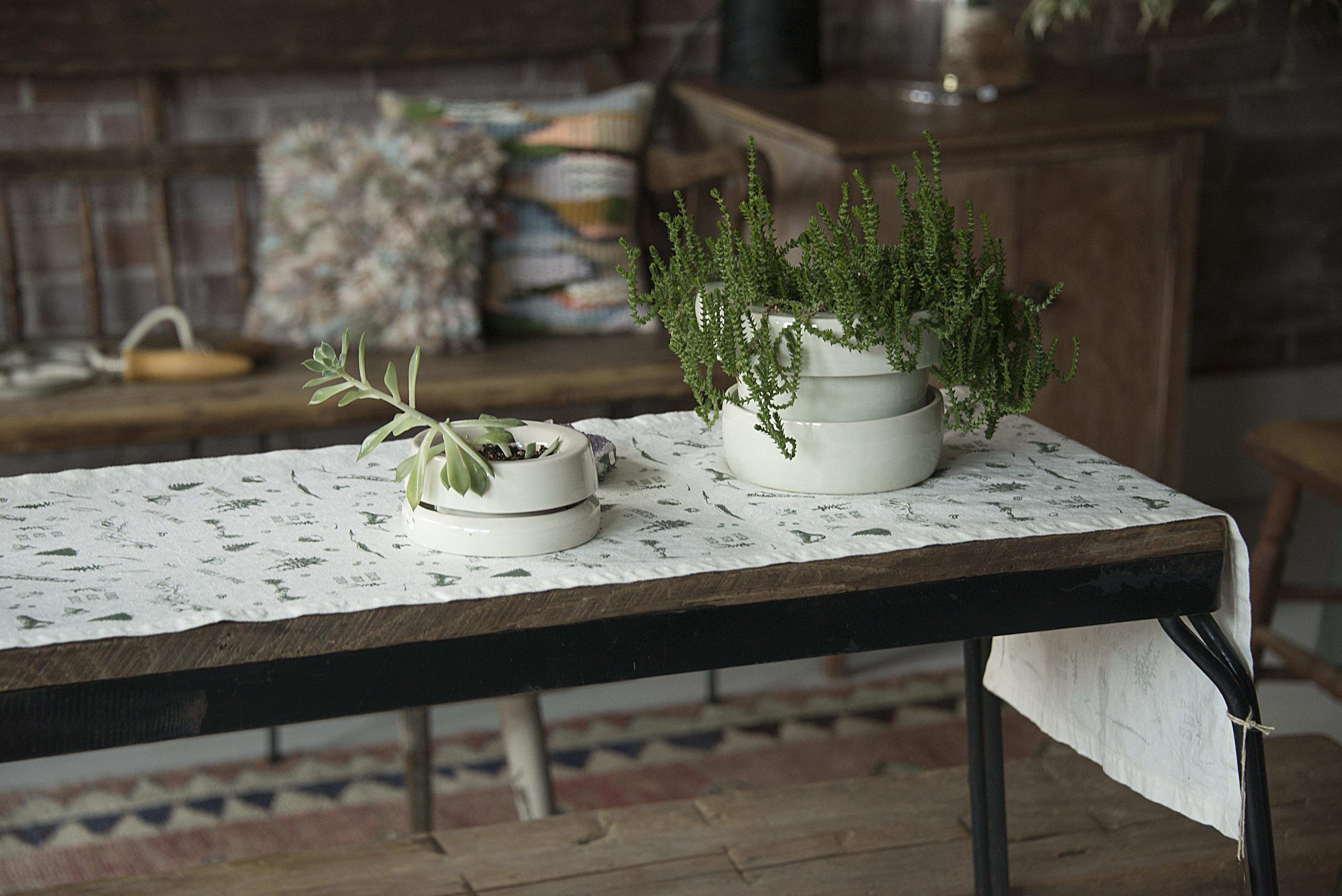 Hemp Table Runner Nature Design