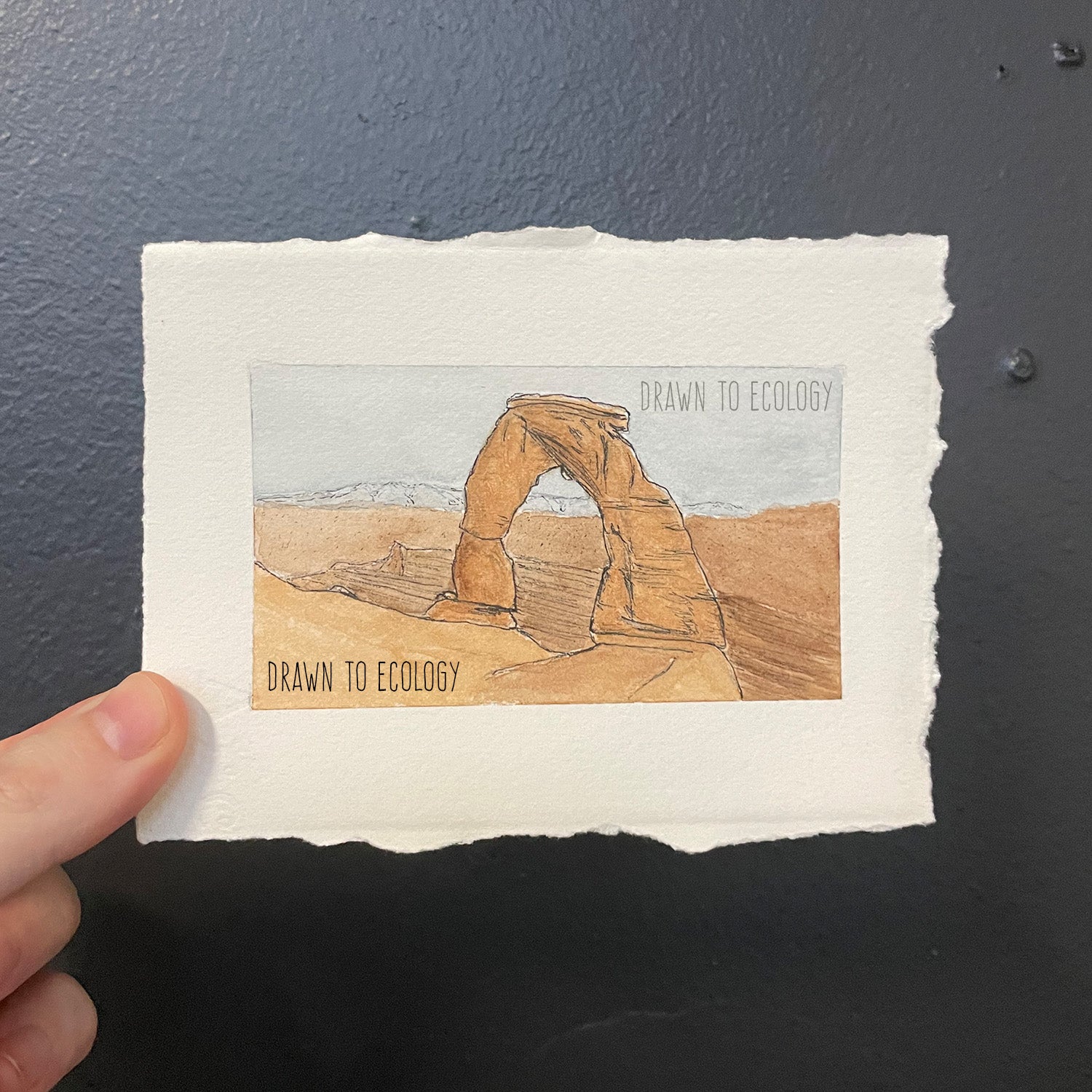 Arches National Park Mini Watercolor Original