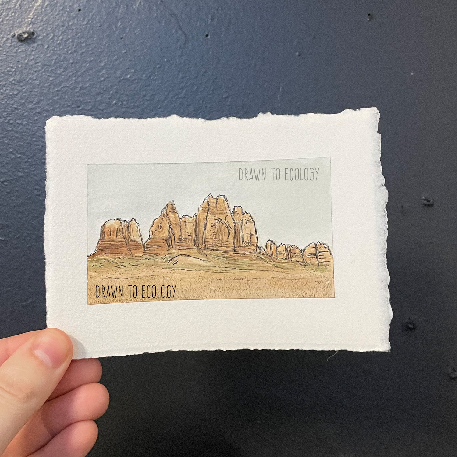 Canyonlands National Park Mini Watercolor Original