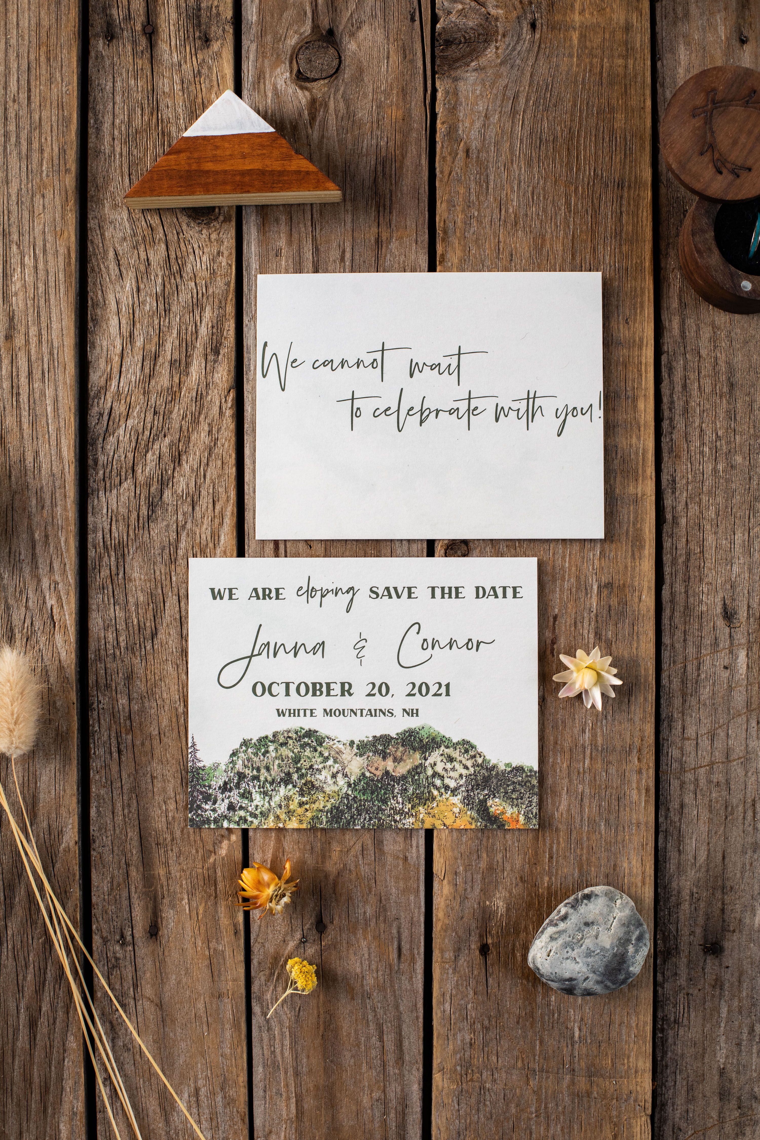 Fall Mountains Save the Date