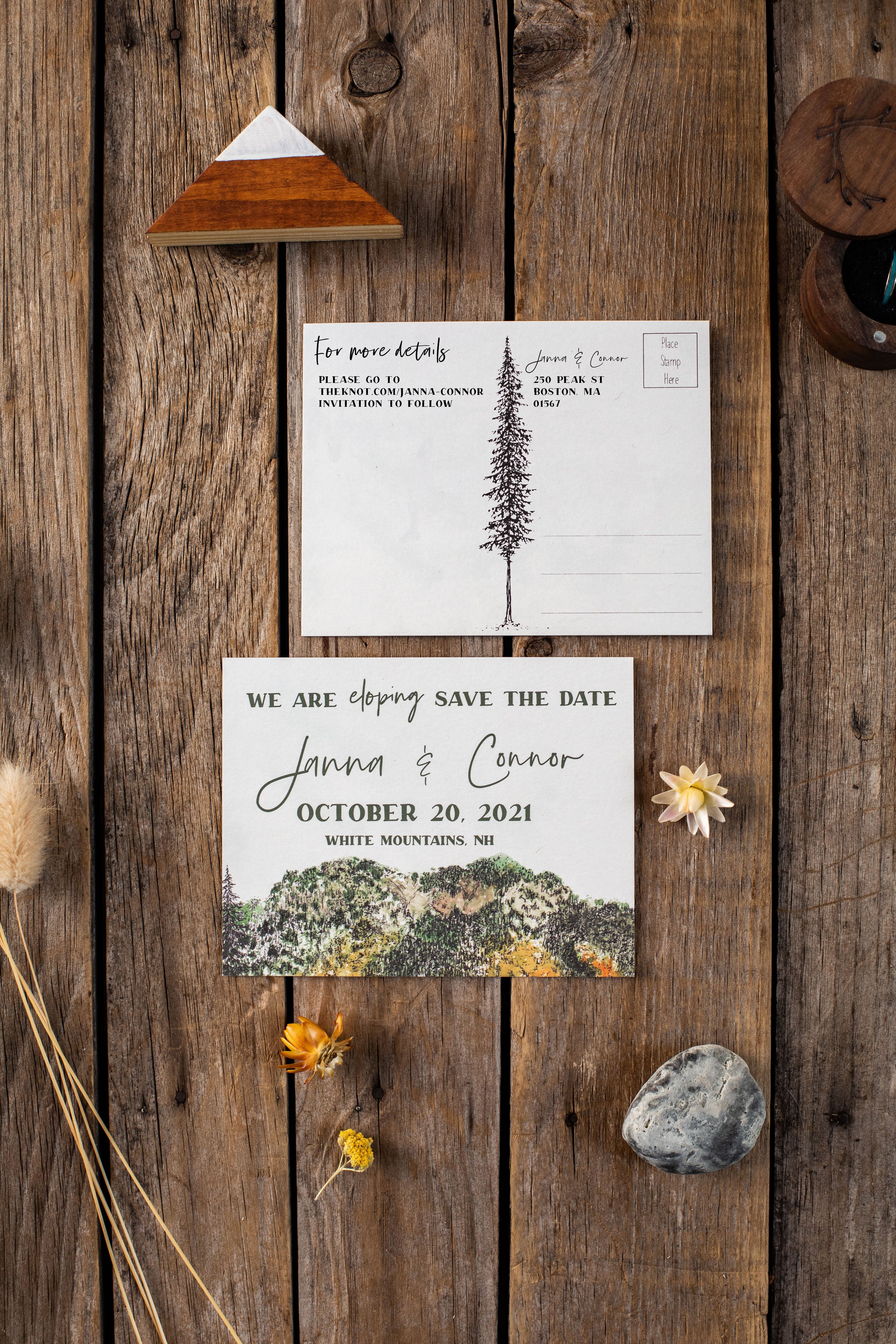 Fall Mountains Save the Date