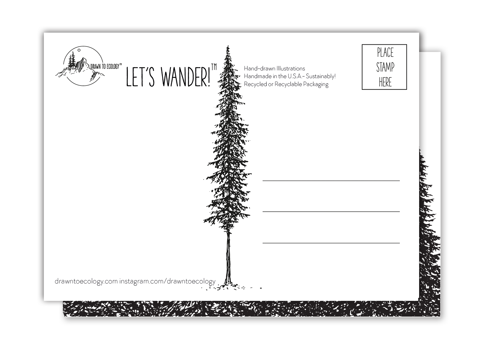 Here for You Postcard