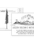 'Let's Adventure' Lassen Volcanic National Park Postcard