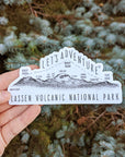 'Let's Adventure' Lassen Volcanic National Park Sticker