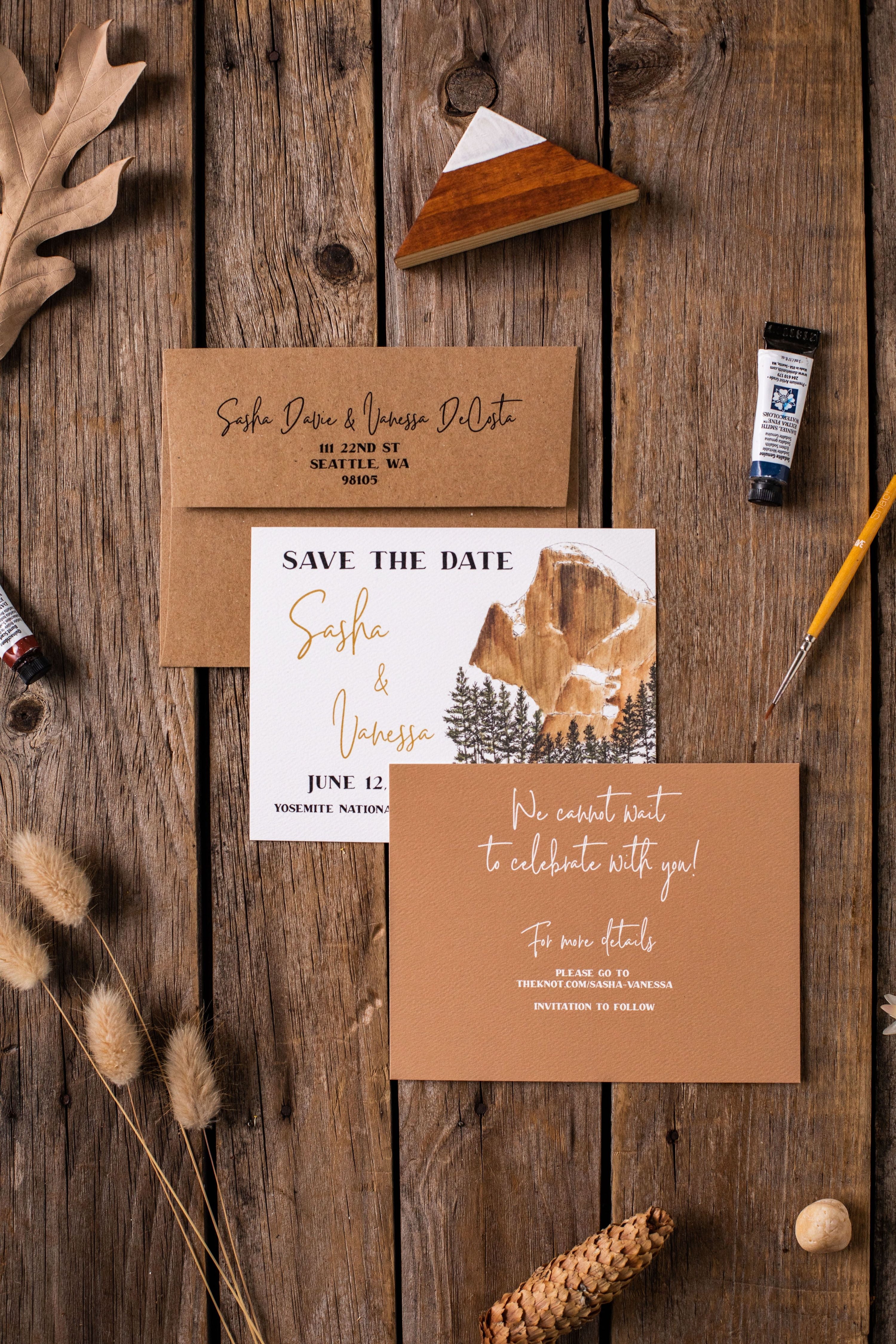 Yosemite Elopement Announcement