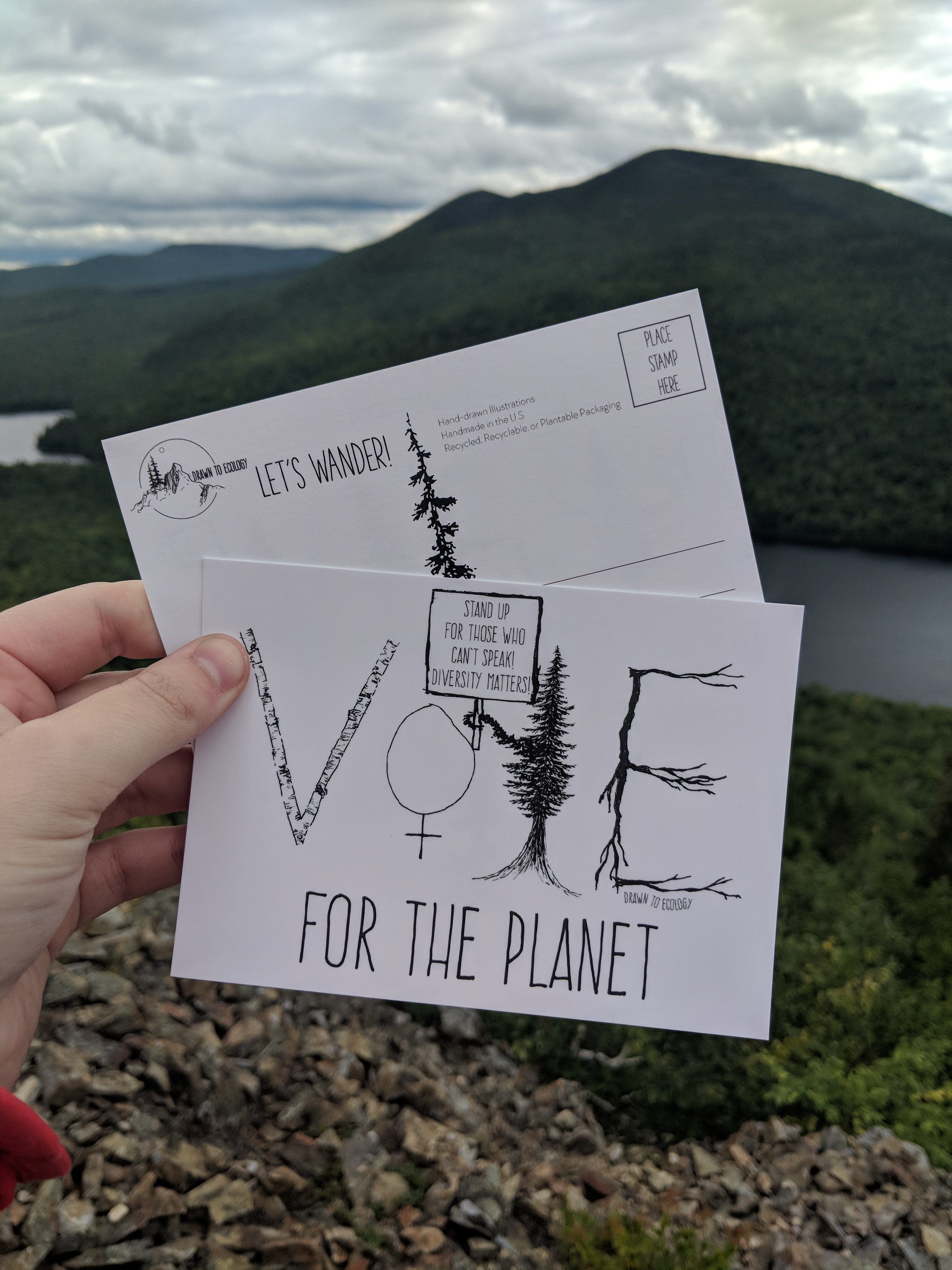 Vote for the Planet Postcard