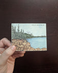 Otter Cliff Acadia National Park Watercolor Sticker