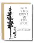 Mothers Day Card Mountain Hemlock