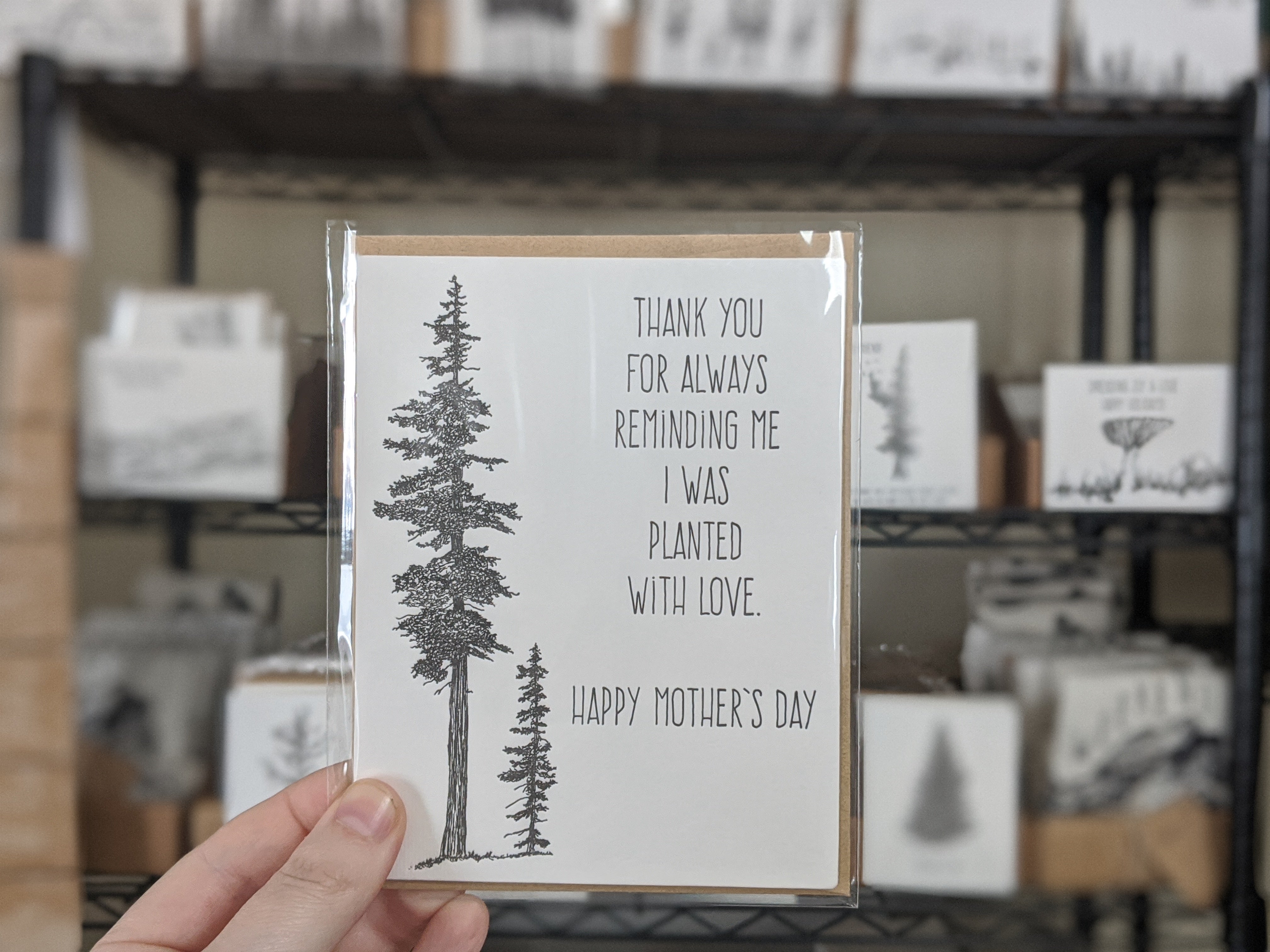 Mothers Day Card Mountain Hemlock