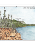 Otter Cliff Acadia National Park Postcard