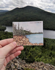 Otter Cliff Acadia National Park Watercolor Sticker