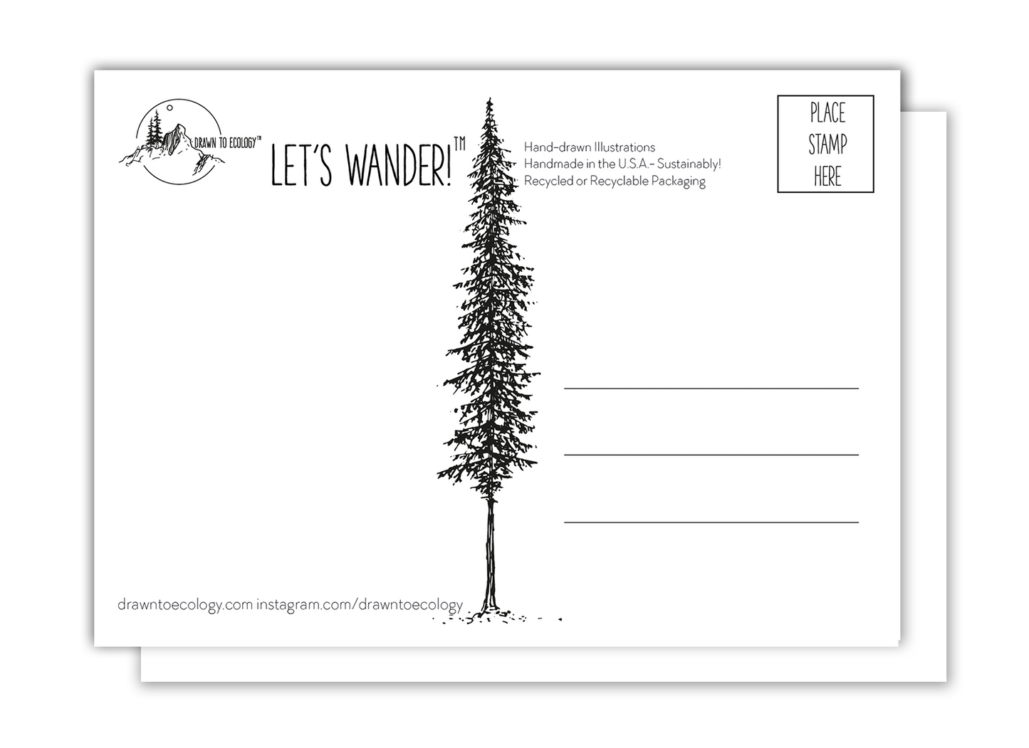Mountains of New England Postcard