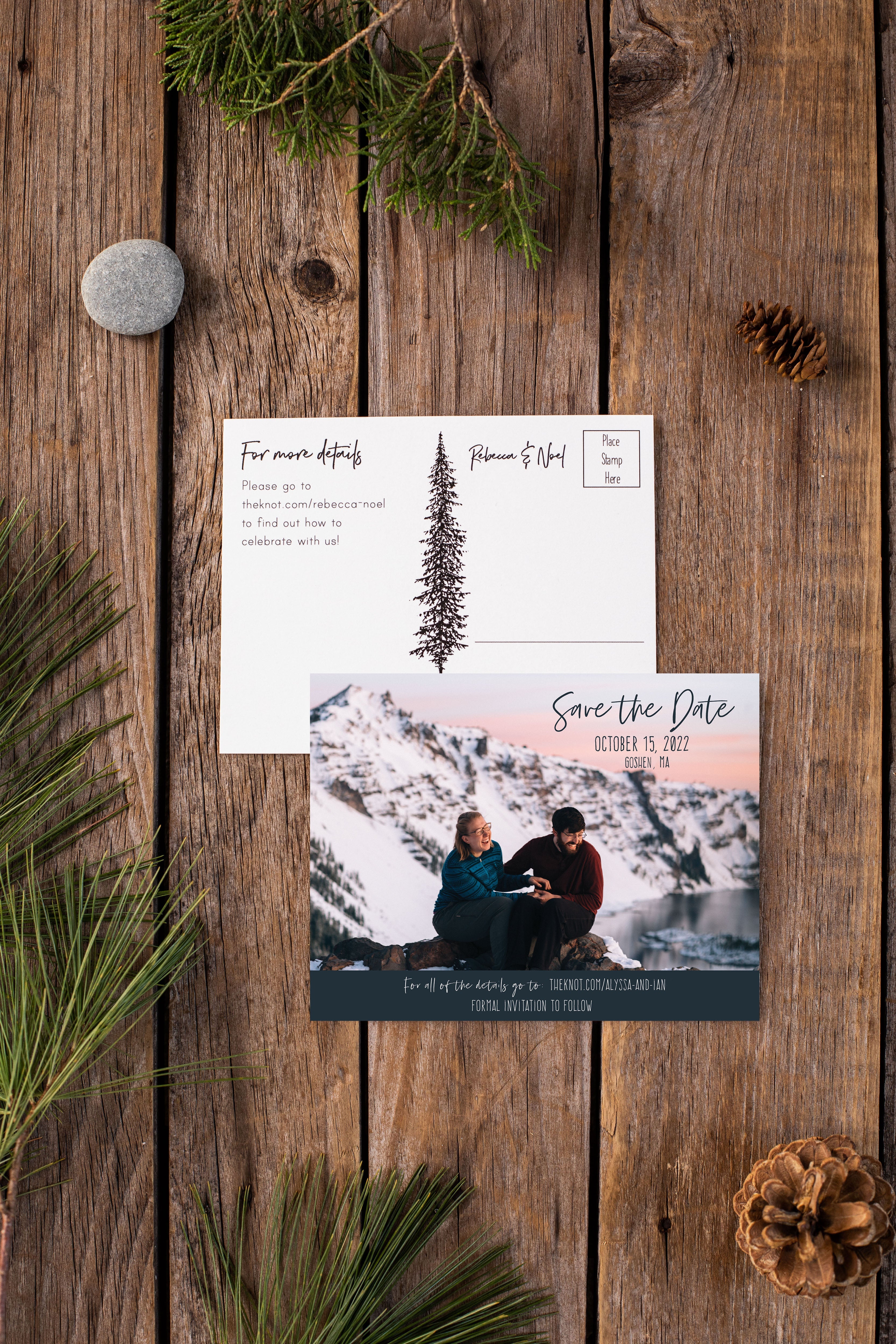 Elopement Announcement Personalized Photo
