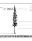 Thank you Trees Postcard
