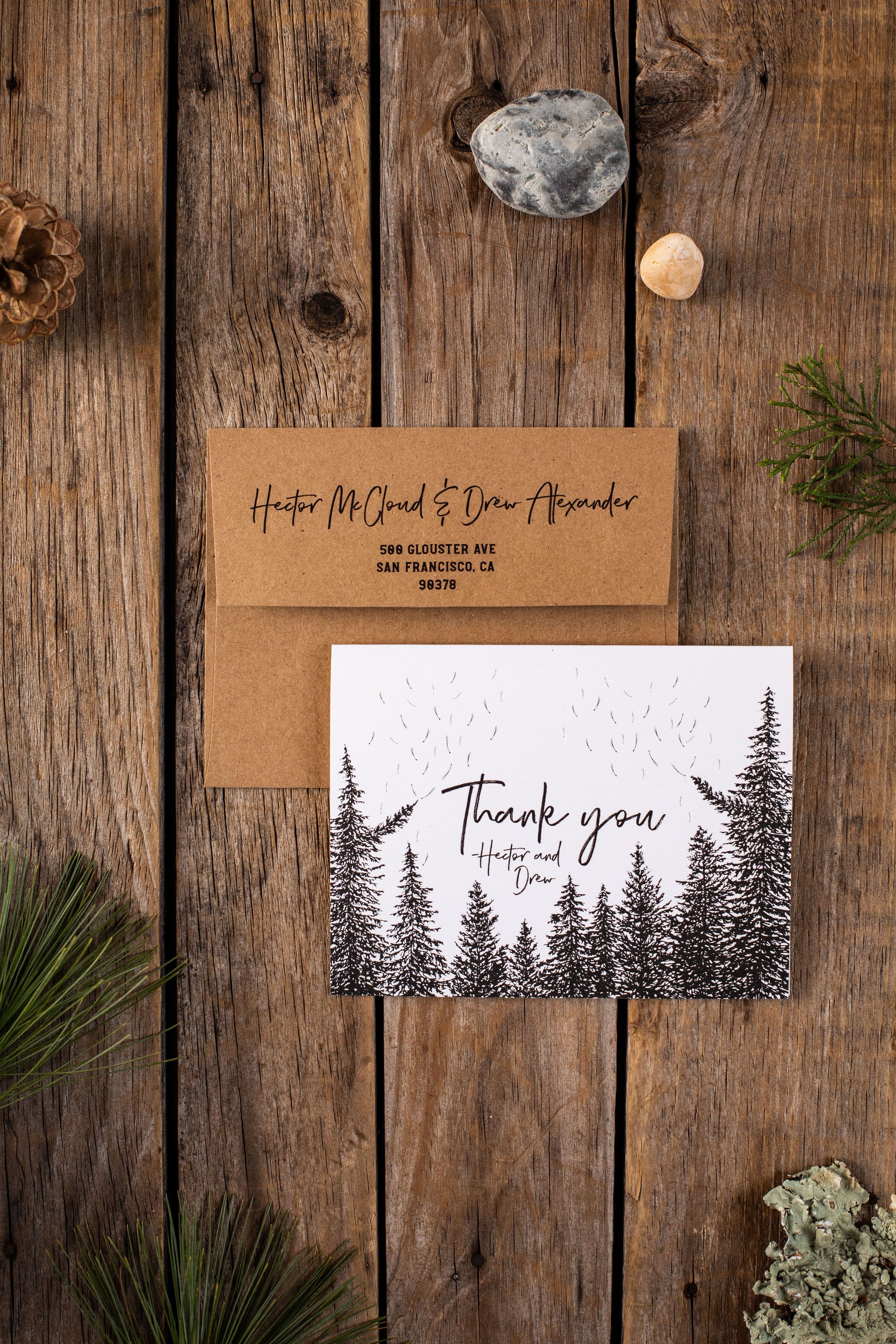 Confetti Thank You Card