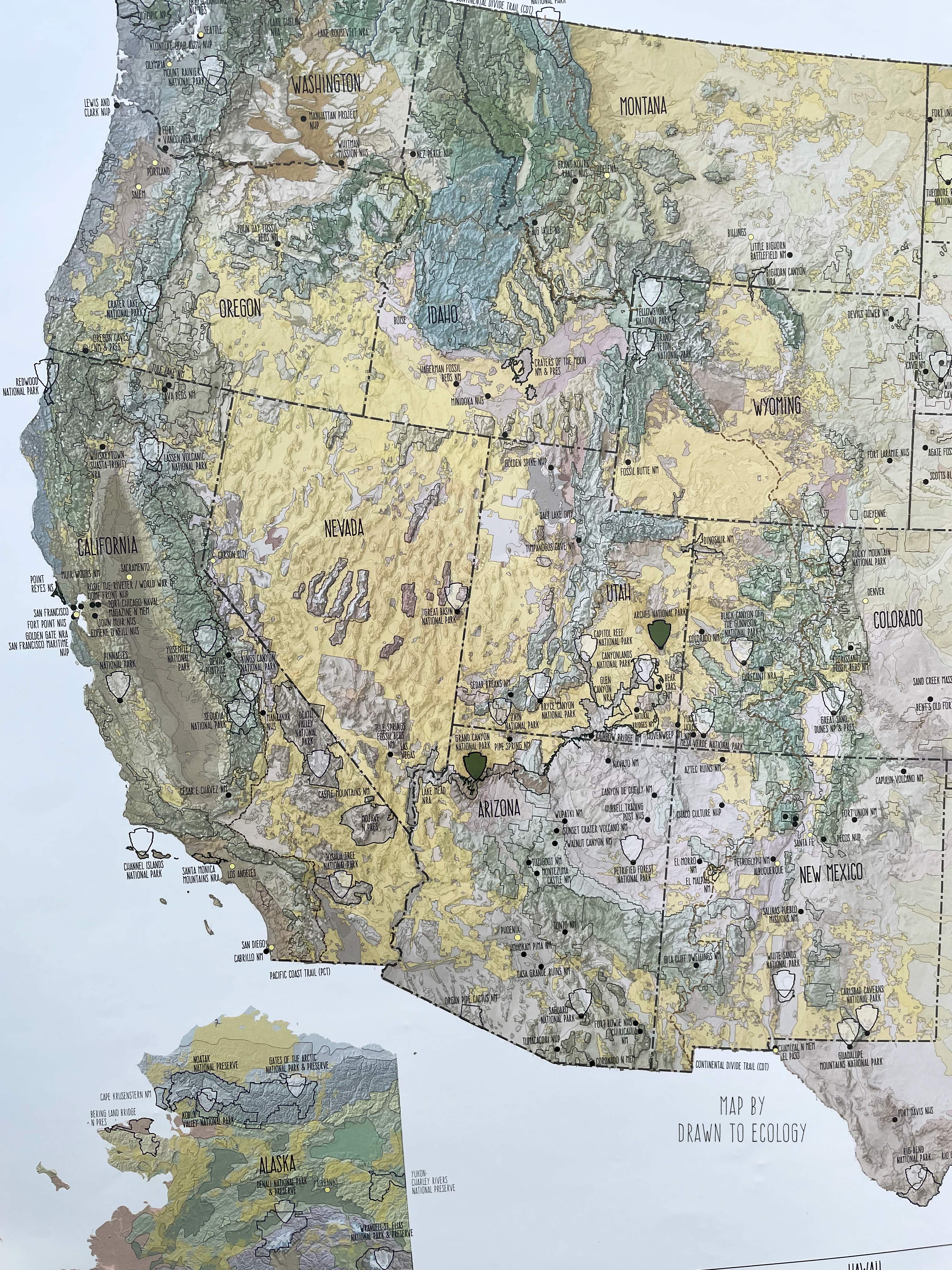 US Eco Region Public Lands Map