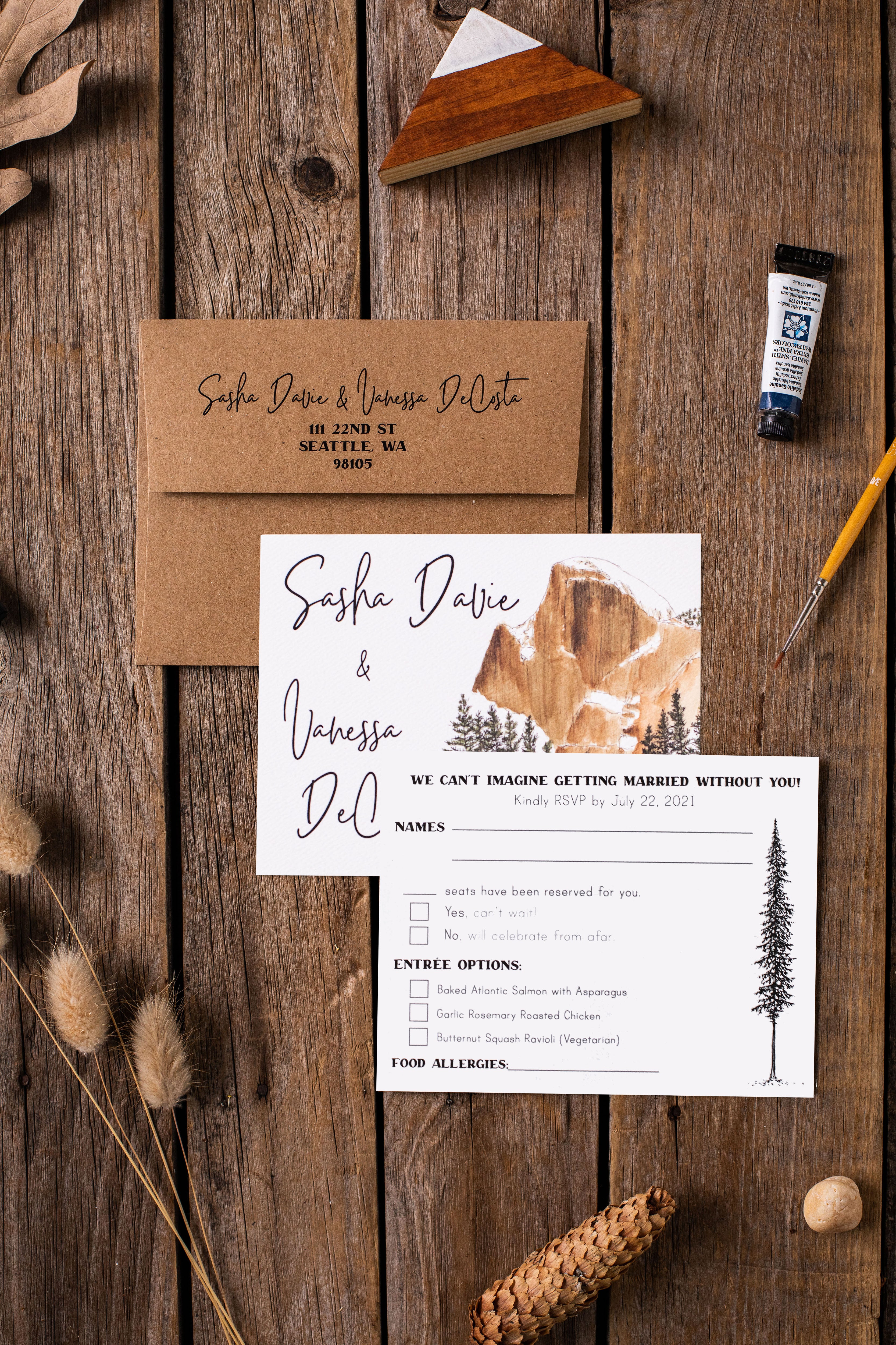 Yosemite Semi-Custom Wedding and Elopement  RSVP