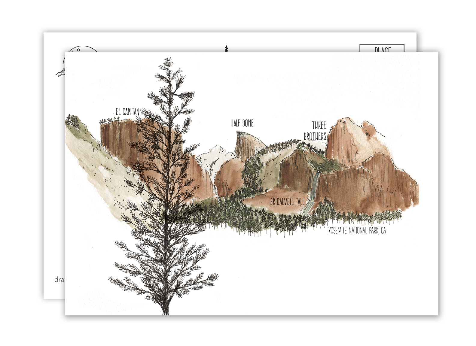 Yoesmite National Park Postcard